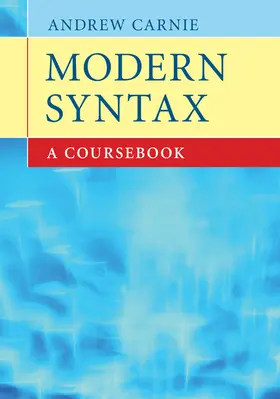 Carnie |  Modern Syntax | Buch |  Sack Fachmedien