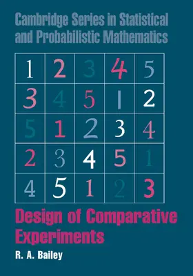 Bailey |  Design of Comparative Experiments | Buch |  Sack Fachmedien