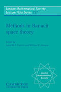 Castillo / Johnson |  Methods in Banach Space Theory | Buch |  Sack Fachmedien