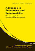 Blundell / Newey / Persson |  Advances in Economics and Econometrics | Buch |  Sack Fachmedien