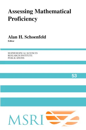 Schoenfeld |  Assessing Mathematical Proficiency | Buch |  Sack Fachmedien