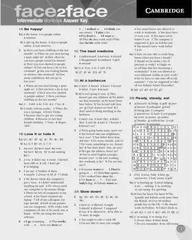 Redston / Cunningham / Tims |  face2face Intermediate Workbook Answer Key Italian Edition | Buch |  Sack Fachmedien