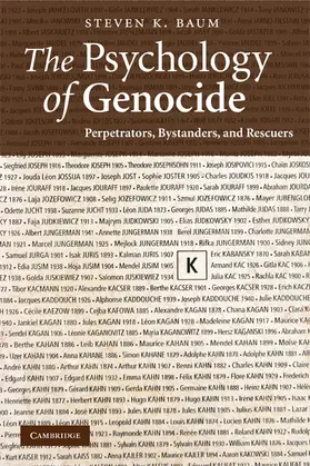 Baum |  The Psychology of Genocide | Buch |  Sack Fachmedien