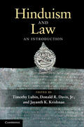 Davis Jr / Lubin / Krishnan |  Hinduism and Law | Buch |  Sack Fachmedien