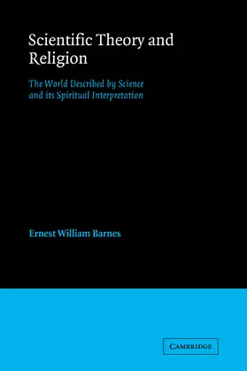 Barnes |  Scientific Theory and Religion | Buch |  Sack Fachmedien