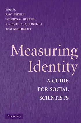 Abdelal / Herrera / Johnston |  Measuring Identity | Buch |  Sack Fachmedien