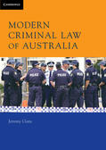 Gans |  Modern Criminal Law of Australia | Buch |  Sack Fachmedien