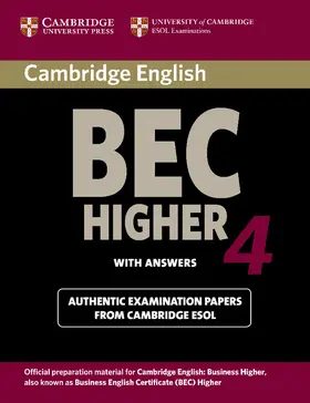 Cambridge ESOL |  Cambridge BEC 4 Higher with Answers | Buch |  Sack Fachmedien