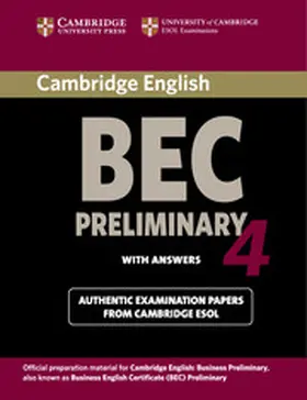  Cambridge BEC 4 Preliminary | Buch |  Sack Fachmedien