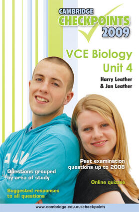 Leather | Cambridge Checkpoints VCE Biology Unit 4 2009 | Buch | 978-0-521-73982-5 | sack.de