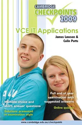 Potts / Lawson | Cambridge Checkpoints VCE IT Applications 2009 | Buch | 978-0-521-74567-3 | www.sack.de