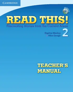 Mackey / Savage |  Read This! Level 2 Teacher's Manual with Audio CD | Buch |  Sack Fachmedien
