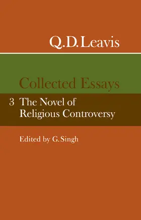 Leavis / Singh |  Q. D. Leavis: Collected Essays 3 Volume Paperback Set | Buch |  Sack Fachmedien