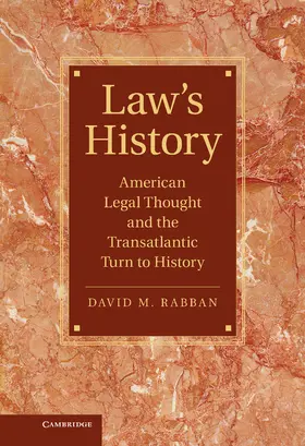 Rabban |  Law S History | Buch |  Sack Fachmedien