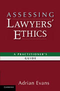 Evans |  Assessing Lawyers' Ethics | Buch |  Sack Fachmedien