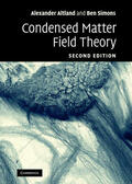 Altland / Simons |  Condensed Matter Field Theory | Buch |  Sack Fachmedien