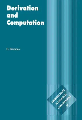 Simmons |  Derivation and Computation | Buch |  Sack Fachmedien