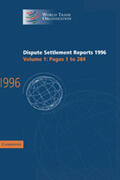  Dispute Settlement Reports 1996 | Buch |  Sack Fachmedien