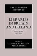 Black / Hoare |  The Cambridge History of Libraries in Britain and Ireland | Buch |  Sack Fachmedien