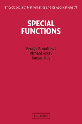 Andrews / Askey / Roy |  Special Functions | Buch |  Sack Fachmedien