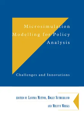 Mitton / Sutherland / Weeks |  Microsimulation Modelling for Policy Analysis | Buch |  Sack Fachmedien