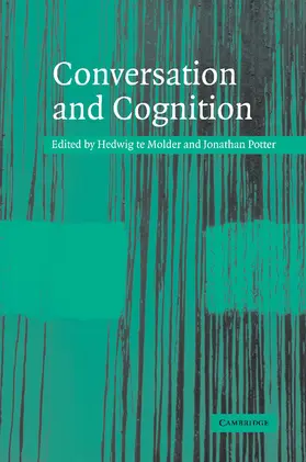 Molder / Potter |  Conversation and Cognition | Buch |  Sack Fachmedien
