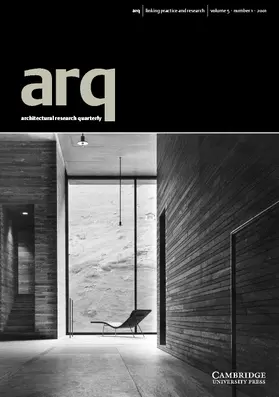 Carolin |  Arq: Architectural Research Quarterly: Volume 5, Part 1 | Buch |  Sack Fachmedien