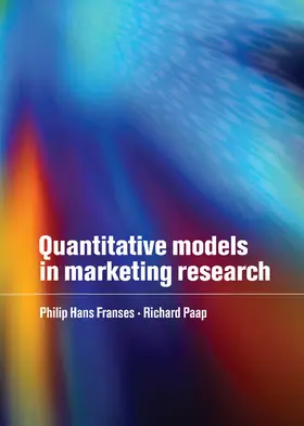 Franses / Paap |  Quantitative Models in Marketing Research | Buch |  Sack Fachmedien