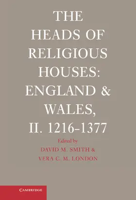Knowles / Smith / Brooke | The Heads of Religious Houses | Buch | 978-0-521-80271-0 | sack.de