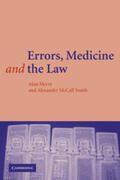 Merry / McCall Smith |  Errors, Medicine and the Law | Buch |  Sack Fachmedien