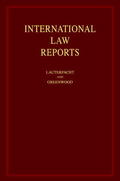 Lauterpacht / Greenwood |  International Law Reports: Consolidated Indexes Volumes 1-35 and 36-125 | Buch |  Sack Fachmedien