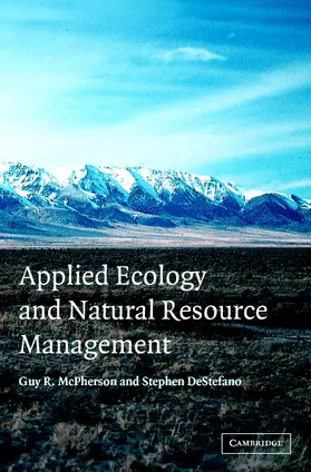 McPherson / DeStefano |  Applied Ecology and Natural Resource Management | Buch |  Sack Fachmedien