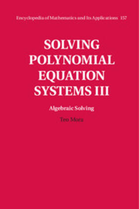 Mora | Solving Polynomial Equation Systems | Buch | 978-0-521-81155-2 | sack.de