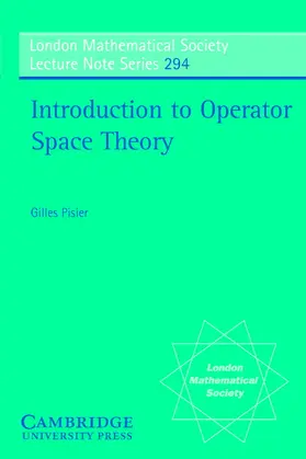 Pisier |  Introduction to Operator Space Theory | Buch |  Sack Fachmedien