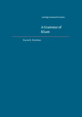 Watters |  A Grammar of Kham | Buch |  Sack Fachmedien