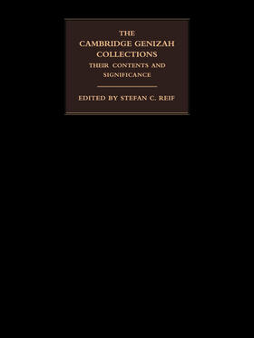 Reif |  The Cambridge Genizah Collections | Buch |  Sack Fachmedien