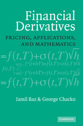 Baz / Chacko | Financial Derivatives | Buch | 978-0-521-81510-9 | sack.de