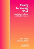 Deutch / Lester |  Making Technology Work | Buch |  Sack Fachmedien