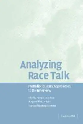van den Berg / Wetherell / Houtkoop-Steenstra |  Analyzing Race Talk | Buch |  Sack Fachmedien