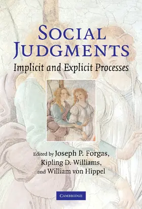 Forgas / Williams / Von Hippel |  Social Judgments | Buch |  Sack Fachmedien