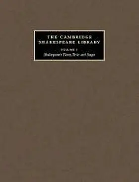 Alexander |  The Cambridge Shakespeare Library 3 Volume Hardback Set | Buch |  Sack Fachmedien