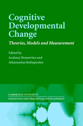 Demetriou / Raftopoulos |  Cognitive Developmental Change | Buch |  Sack Fachmedien