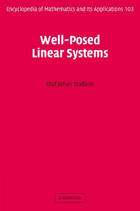 Staffans |  Well-Posed Linear Systems | Buch |  Sack Fachmedien
