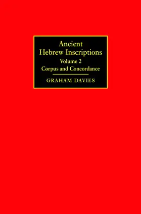 Davies |  Ancient Hebrew Inscriptions: Volume 2 | Buch |  Sack Fachmedien