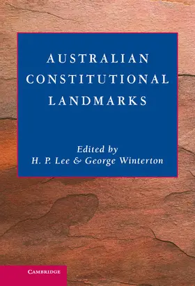 Lee / Winterton |  Australian Constitutional Landmarks | Buch |  Sack Fachmedien