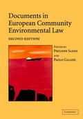 Sands / Galizzi |  Documents in European Community Environmental Law | Buch |  Sack Fachmedien