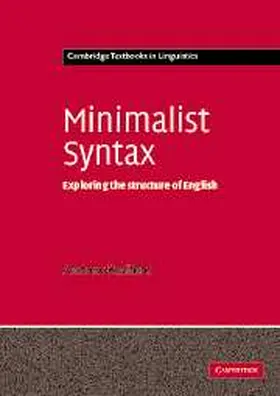 Radford |  Minimalist Syntax | Buch |  Sack Fachmedien