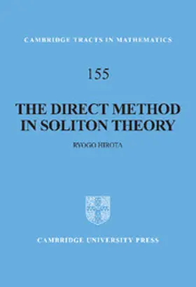 Hirota |  The Direct Method in Soliton Theory | Buch |  Sack Fachmedien