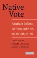 McCool / Olson / Robinson |  Native Vote | Buch |  Sack Fachmedien