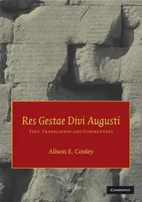 Cooley / Augustus |  Res Gestae Divi Augusti | Buch |  Sack Fachmedien